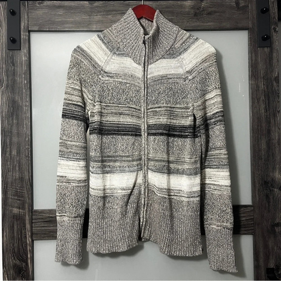 Eddie Bauer Grandmacore Women's PM Cotton Sweater Cardigan Chunky Full Zip - Picture 10 of 10